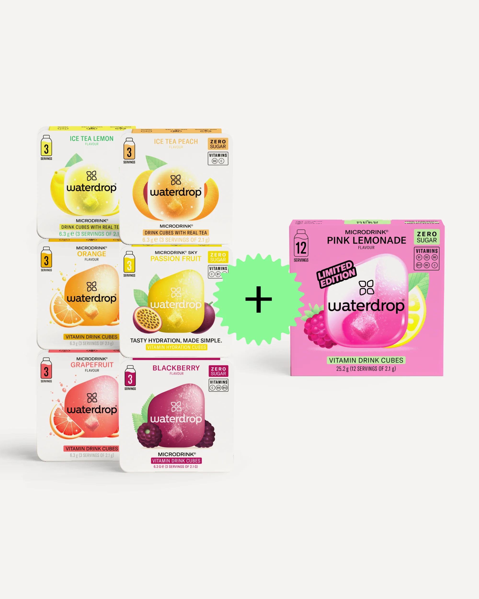 Microdrink Taster Pack + PINK LEMONADE